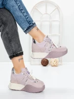 Pantofi Sport Dama cu Platforma 3A1-1 PURPLE | MEI