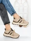 Sneakers Dama 5WL115 BEIGE-KHAKI | MEI