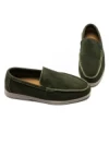 Mocasini Barbati din piele naturala 5NXE58 GREEN | PANTOFUL