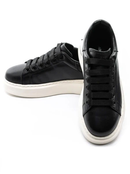 Pantofi Sport Barbati din piele naturala 5303 BLACK | ADVANCER