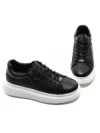 Pantofi Sport Barbati din piele naturala 5305 BLACK-WHITE | ADVANCER
