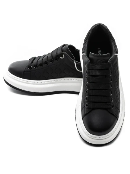 Pantofi Sport Barbati din piele naturala 5301 BLACK | ADVANCER