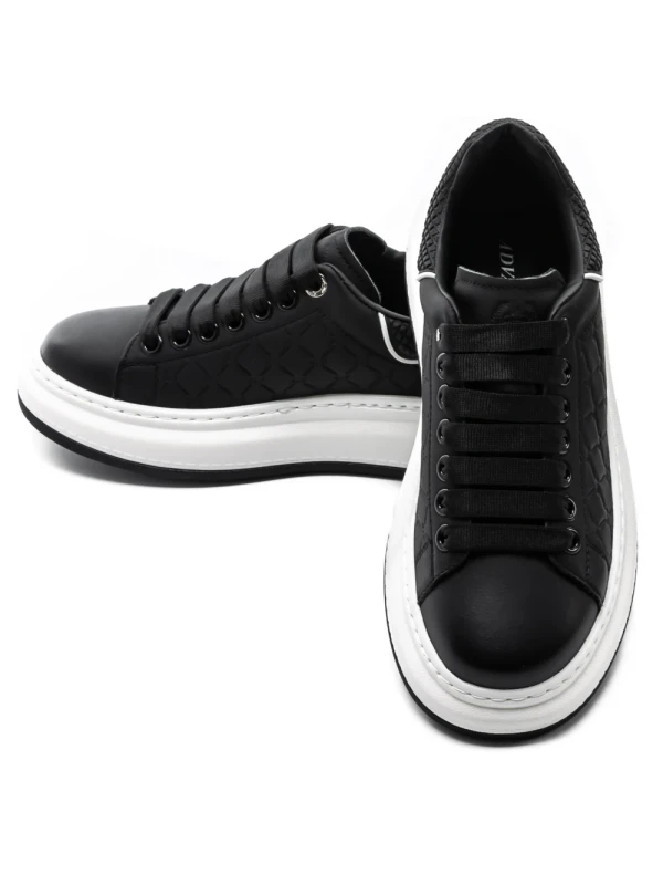 Pantofi Sport Barbati din piele naturala 5301 BLACK | ADVANCER