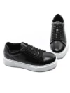 Pantofi Sport Barbati din piele naturala A921-1X BLACK | ADVANCER