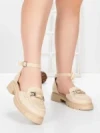 Pantofi Casual Dama 5H59 BEIGE | MEI