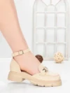 Pantofi Casual Dama 5H59 BEIGE | MEI