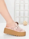 Papuci Dama cu Platforma 5WL113 PINK | MEI
