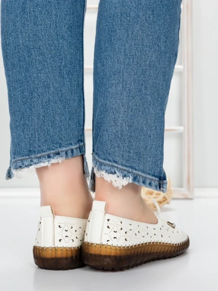 Balerini Dama 5XJ97 WHITE | MEI