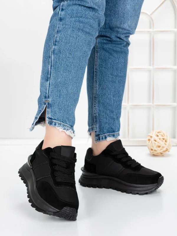 Sneakers Dama 5WL117 BLACK | MEI