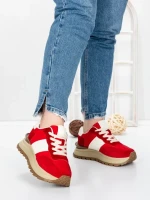 Sneakers Dama 5WL117 RED | MEI