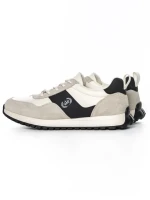 Pantofi Sport Barbati din piele naturala 5309 WHITE-BLACK | ADVANCER