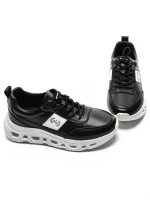 Pantofi Sport Barbati din piele naturala 5308 BLACK | ADVANCER