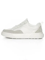 Pantofi Sport Barbati din piele naturala 5320 WHITE | ADVANCER