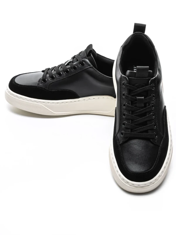 Pantofi Sport Barbati din piele naturala 5320 BLACK | ADVANCER