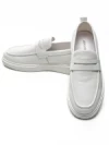 Pantofi Casual Barbati din piele naturala 12-187 WHITE | ADVANCER