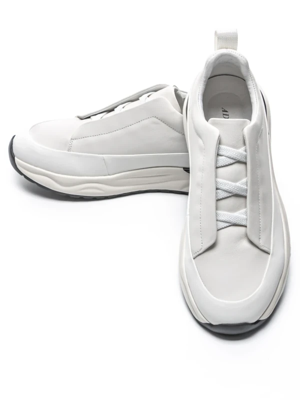 Pantofi Sport Barbati din piele naturala 12-183 WHITE | ADVANCER