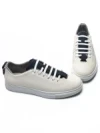 Pantofi Sport Barbati din piele naturala 12-178 WHITE-BLUE | ADVANCER