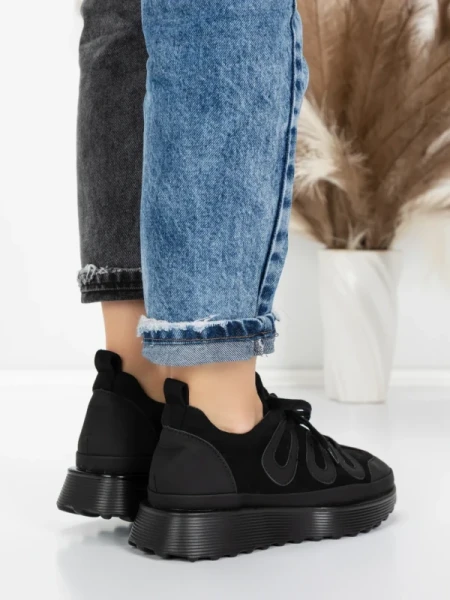 Sneakers Dama 5H71 BLACK | MEI