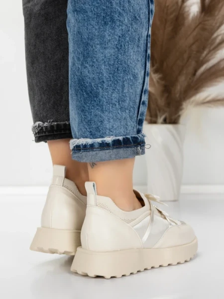 Sneakers Dama 5H70 BEIGE | MEI