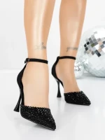 Pantofi Stiletto 5XKK80 BLACK | MEI