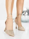 Pantofi Stiletto 5XKK80 LIGHT GOLD | MEI