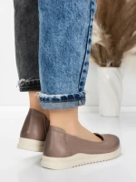 Balerini Dama din piele naturala 6651 DARK APRICOT | ADVANCER