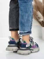 Pantofi Sport Dama din piele naturala Y5759-1 BLUE | ADVANCER