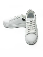 Pantofi Sport Barbati 2307B WHITE-BLACK | MEI