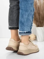 Pantofi Sport Dama din piele naturala 88022 APRICOT | FRANCO GERARDO