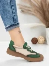 Pantofi Sport Dama din piele naturala 65852 GREEN | FRANCO GERARDO