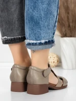 Sandale Dama din piele naturala 1171 GREY | FORMATIONE