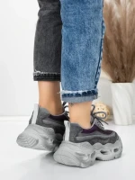 Pantofi Sport Dama din piele naturala HY6376 PURPLE | FRANCO GERARDO