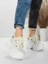 Pantofi Sport Dama cu Platforma 0897-30 YELLOW | MEI