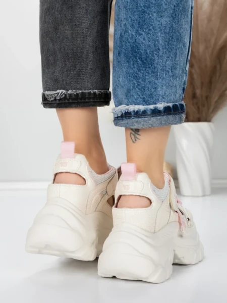 Pantofi Sport Dama cu Platforma 0897-27 PINK | MEI