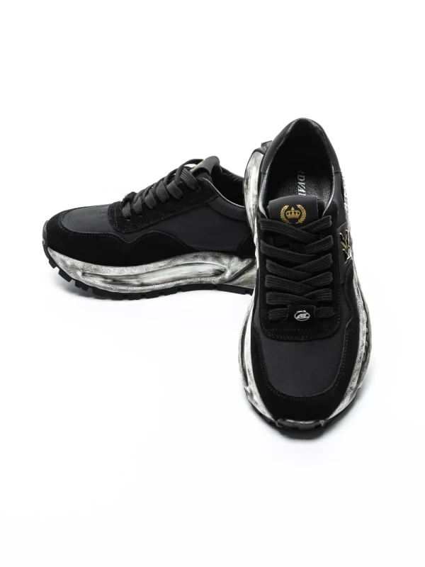 Pantofi Sport Barbati din piele naturala 2750 BLACK | ADVANCER