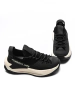 Pantofi Sport Barbati din piele naturala 8006 BLACK | ADVANCER