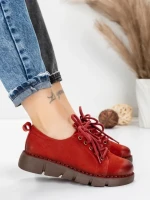 Pantofi Casual Dama din piele naturala 556 RED | FORMATIONE