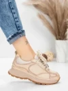 Pantofi Sport Dama din piele naturala 10018 CREAM | FRANCO GERARDO