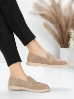 Pantofi Casual Dama din piele naturala 81980-2 APRICOT | ADVANCER