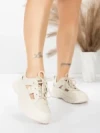 Pantofi Sport Dama din piele naturala 70136X CREAM | ADVANCER