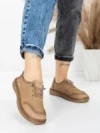Pantofi Casual Dama din piele naturala 8736 APRICOT | FORMAZIONE