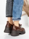 Pantofi Casual Dama din piele naturala 10829 BROWN | FORMAZIONE