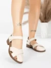 Sandale Dama din piele naturala 9305-90 CREAM | ADVANCER