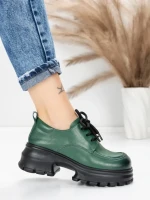 Pantofi Casual Dama din piele naturala 8305 GREEN | ADVANCER