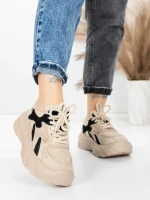 Pantofi Sport Dama din piele naturala 8255 BLACK | ADVANCER