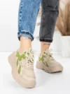 Pantofi Sport Dama din piele naturala 8255 GREEN | ADVANCER