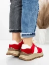 Sneakers Dama 5WL117 RED | MEI