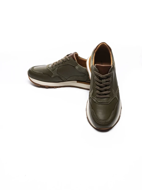 Pantofi Sport Barbati din piele naturala 3-927-25 GREEN | ADVANCER