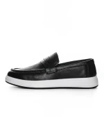 Pantofi Casual Barbati din piele naturala 10135 BLACK | ADVANCER