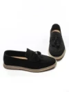 Mocasini Barbati din piele naturala 25891 BLACK | FRANCO GERARDO